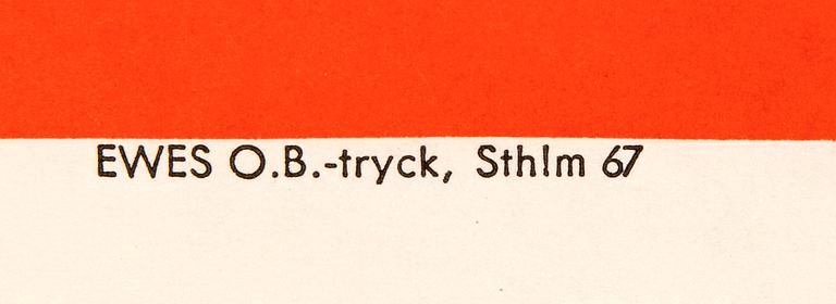 Filmaffischer 3 st Jams Bond "Man lever bara två gånger (You only live twice)" 1967 och senare.