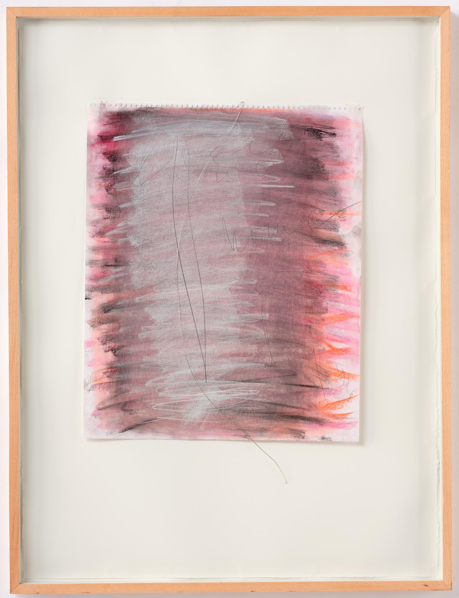 Eddie Figge, mixed media, signed and dated 1998.