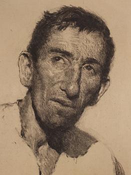 Ludwig Meidner, Mansporträtt.