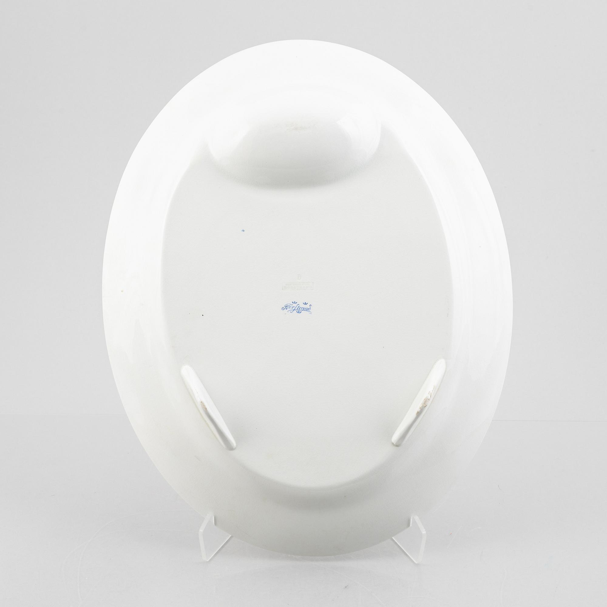 An iron stone china serving dish, Rörstrand, early 20th century.