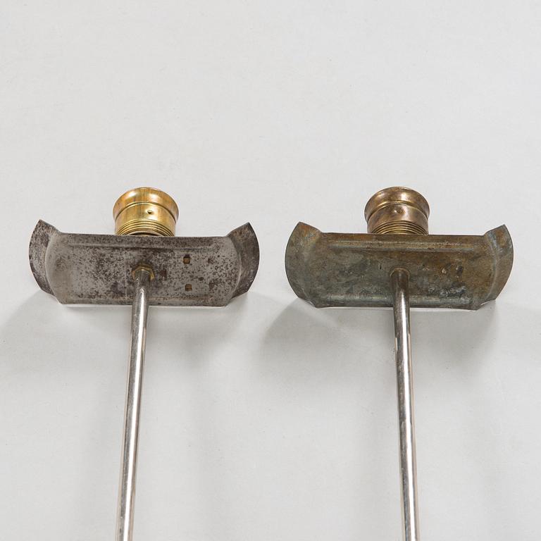 Gunnel Nyman, two 1940's pendant '81003' lights for Idman.