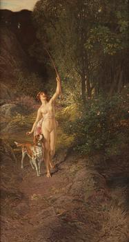 807. Julius Kronberg, Diana.