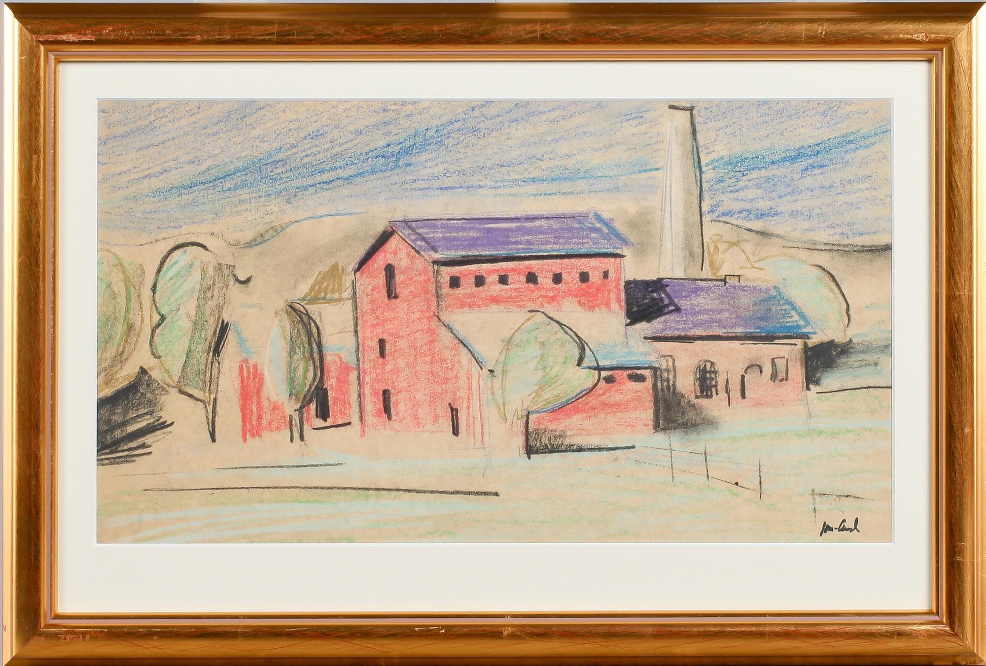 JOHN JON-AND, pastell, stämpelsignerad.