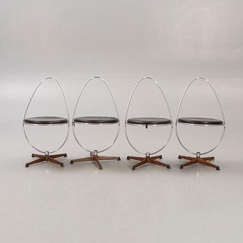 Arne Dahlèn, stolar, 4 st, Dahléns Dalum Fåtölj industri AB, 1950-60-tal.