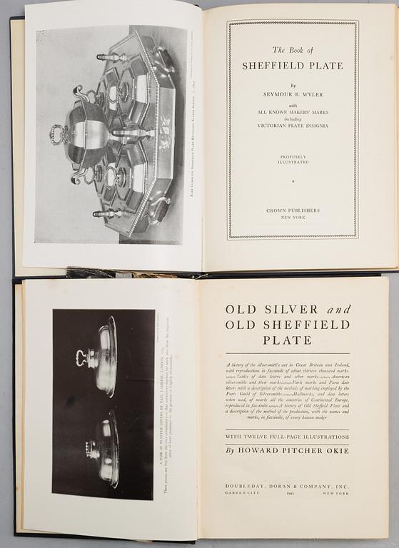 BOOKS, 5 vol. About silver.