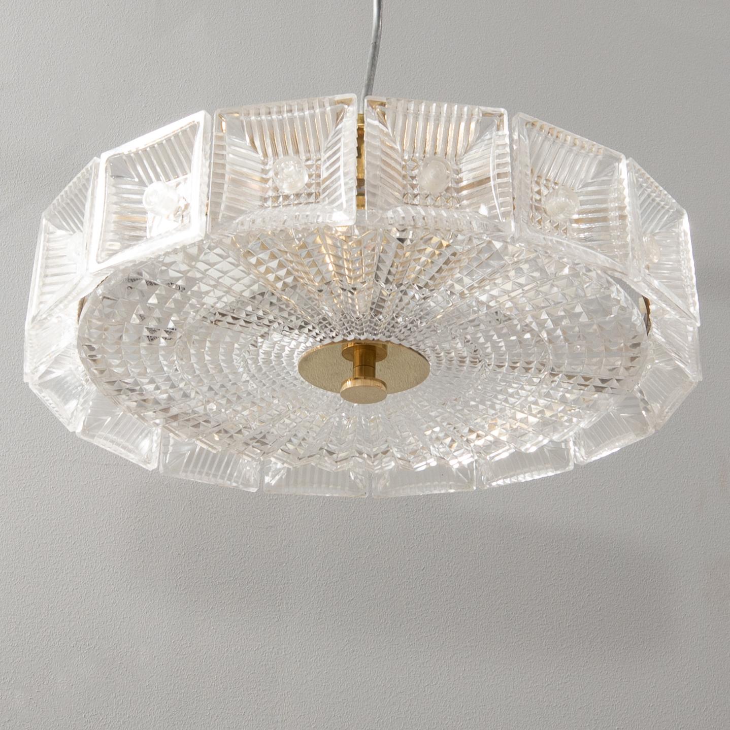 Carl Fagerlund, Taklampa/Plafond Orrefors sent 1900-tal.