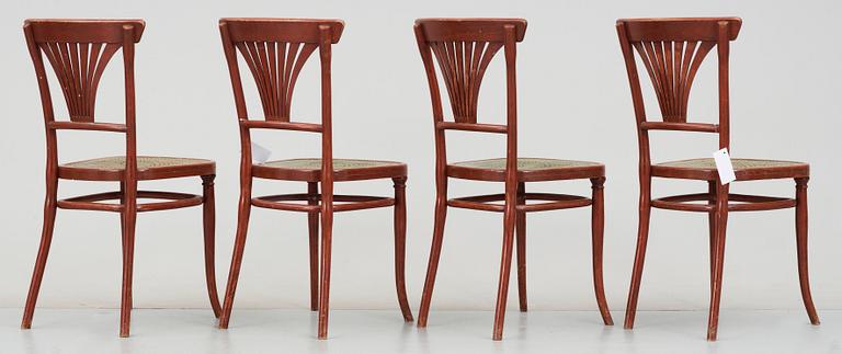 STOLAR, 4 st, Thonet, 1900-talets början.