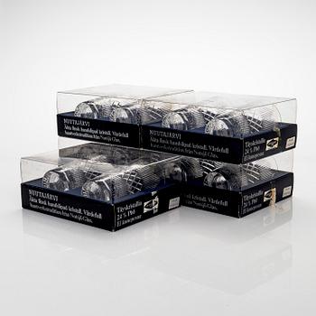 A set of ten 'Polar' drinking glasses, Nuutajärvi.