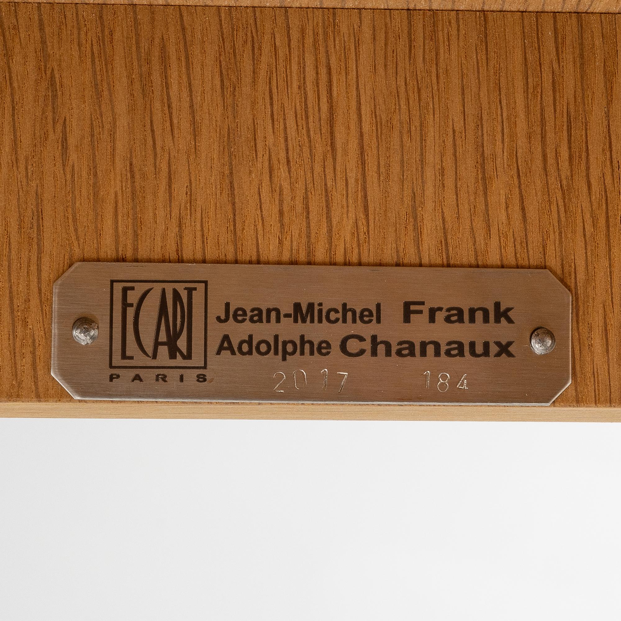 Jean-Michel Frank & Adolphe Chanaux, sidobord, "Soleil", Ecart, Frankrike, 2017.