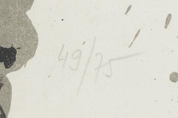 Antoni Tàpies, "Marron diagonale".