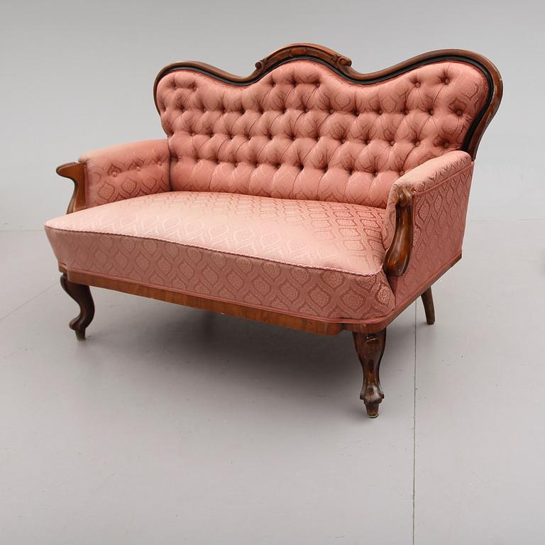 SOFFA, nyrokoko, 1800-talets andra hälft.