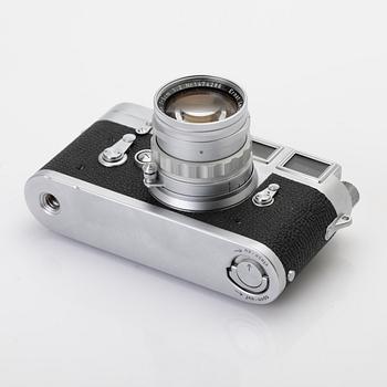 Camera, Leica M3 with lens, manufactured in 1957.