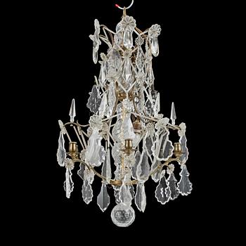 LJUSKRONA, rokokostil, 1900-talets första hälft. Höjd ca95cm.
