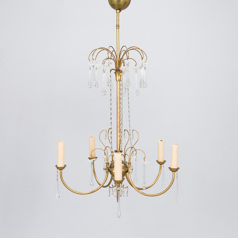 Lisa Johansson-Pape, a 1940s chandelier '15' for Stockmann Orno.