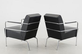 A PAIR OF GUNILLA ALLARD ARMCHAIRS, "Cinema", Lammhults Möbel AB, 1997.