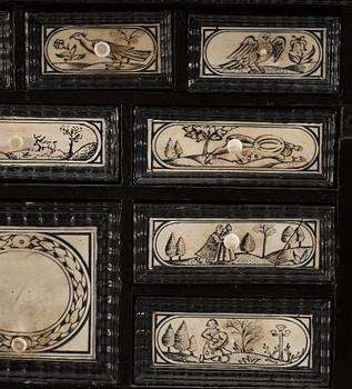 A Swedish cabinet from the late 17th century.