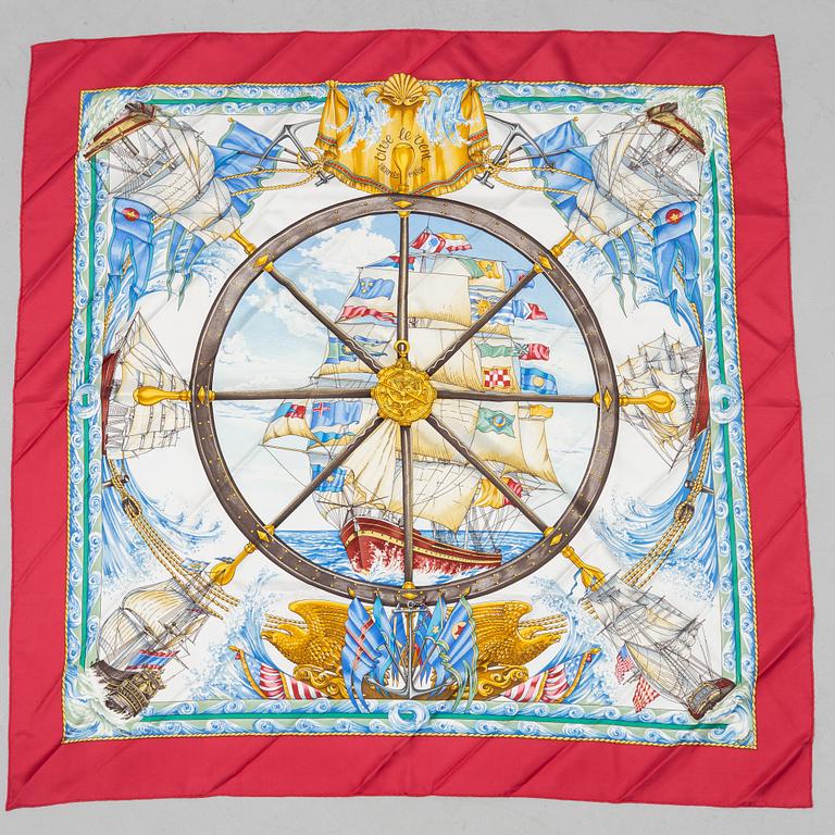 Hermès, scarf, "Vive Le Vent".