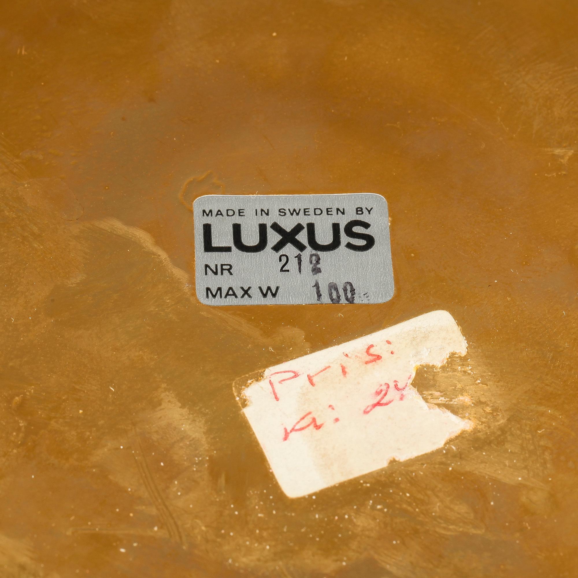 BORDSLAMPOR, ett par, Luxus, 1970-tal.