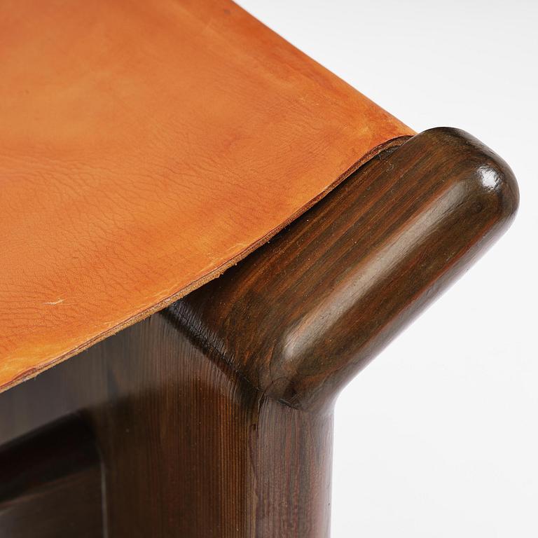 Tapio Wirkkala, a pair of stools, executed by Reino Huotari, Finland, 1981, for the Finnish Glass Museum.