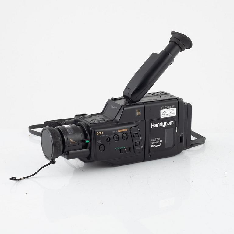 Video camera, Sony CCD-F335E, Sony, Japan.