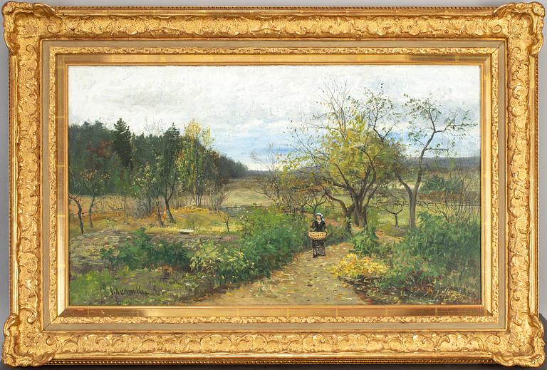 OLOF HERMELIN, oil on canvas, signed.