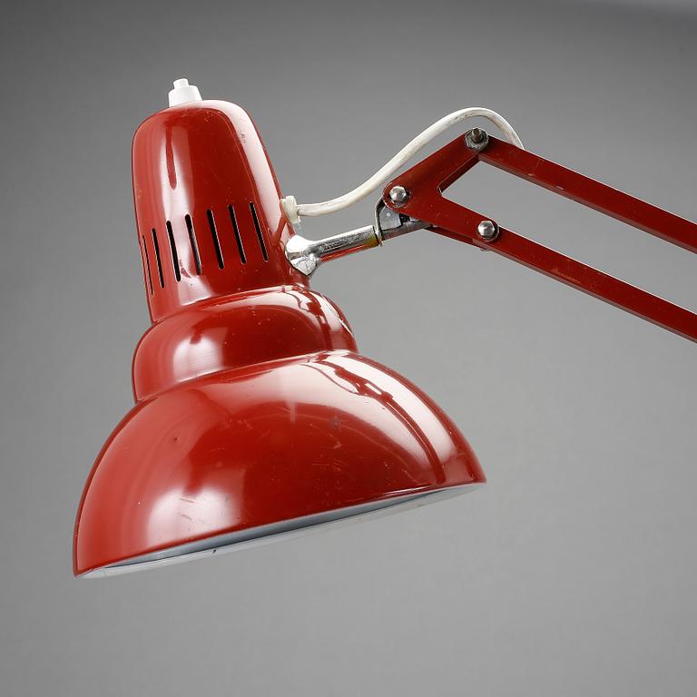 SKRIVBORDSLAMPA, Luxo, Jacob Jacobsen, Modell L1, 1900-talets andra hälft.