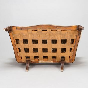 Soffa, s k fästmanssoffa, nyrokokostil, 1800-talets slut.