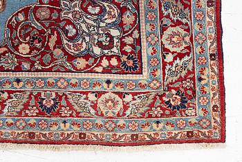 Rug, Meshed, Old, approx. 270 x 202 cm.