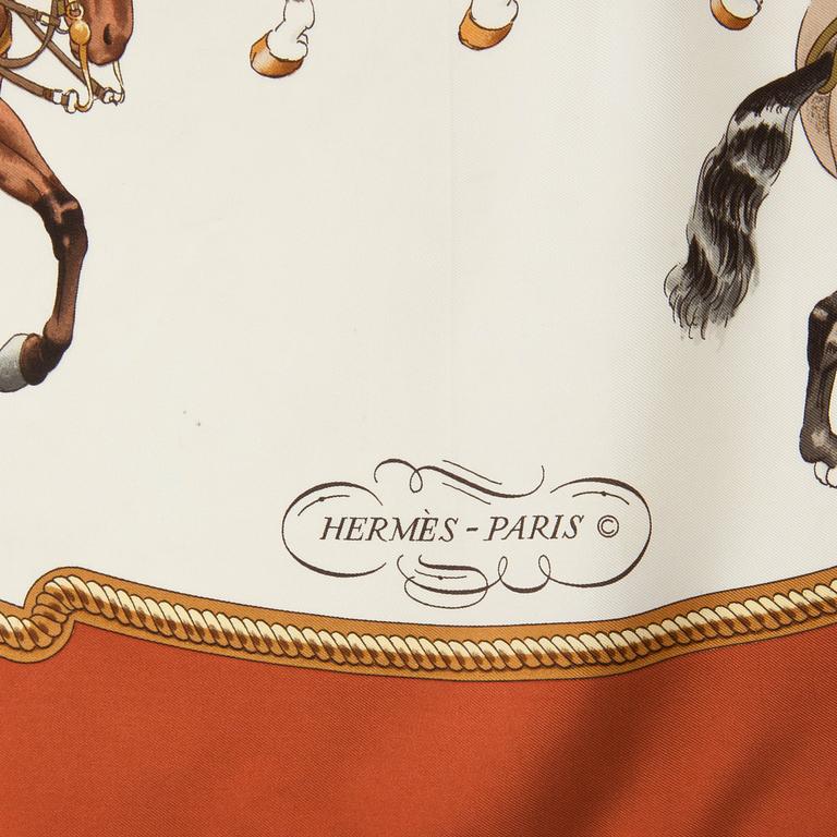 HERMÈS, a silk scarf, "Reprise".