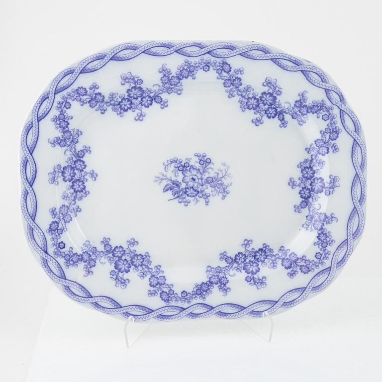Serveringsfat, 5 st, "Festoon", flintgods, Gustavsberg.