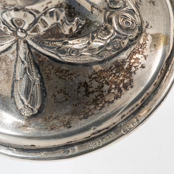 Sugar caster, silver, Louis XVI style, early 20th century.