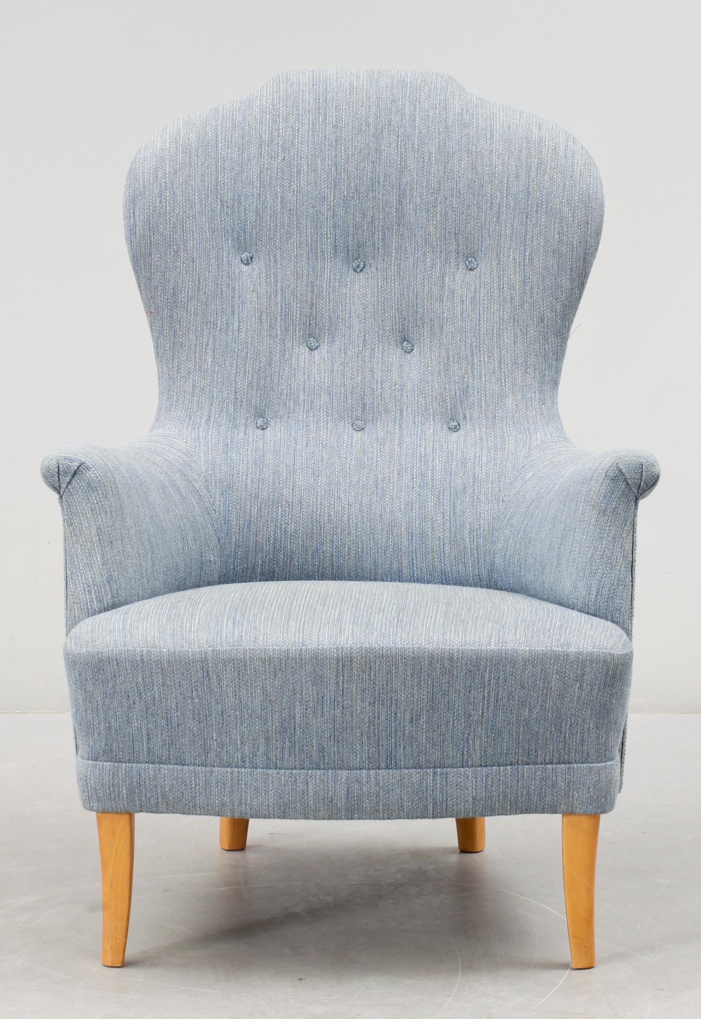 FÅTÖLJ, "Farmor", Carl Malmsten.