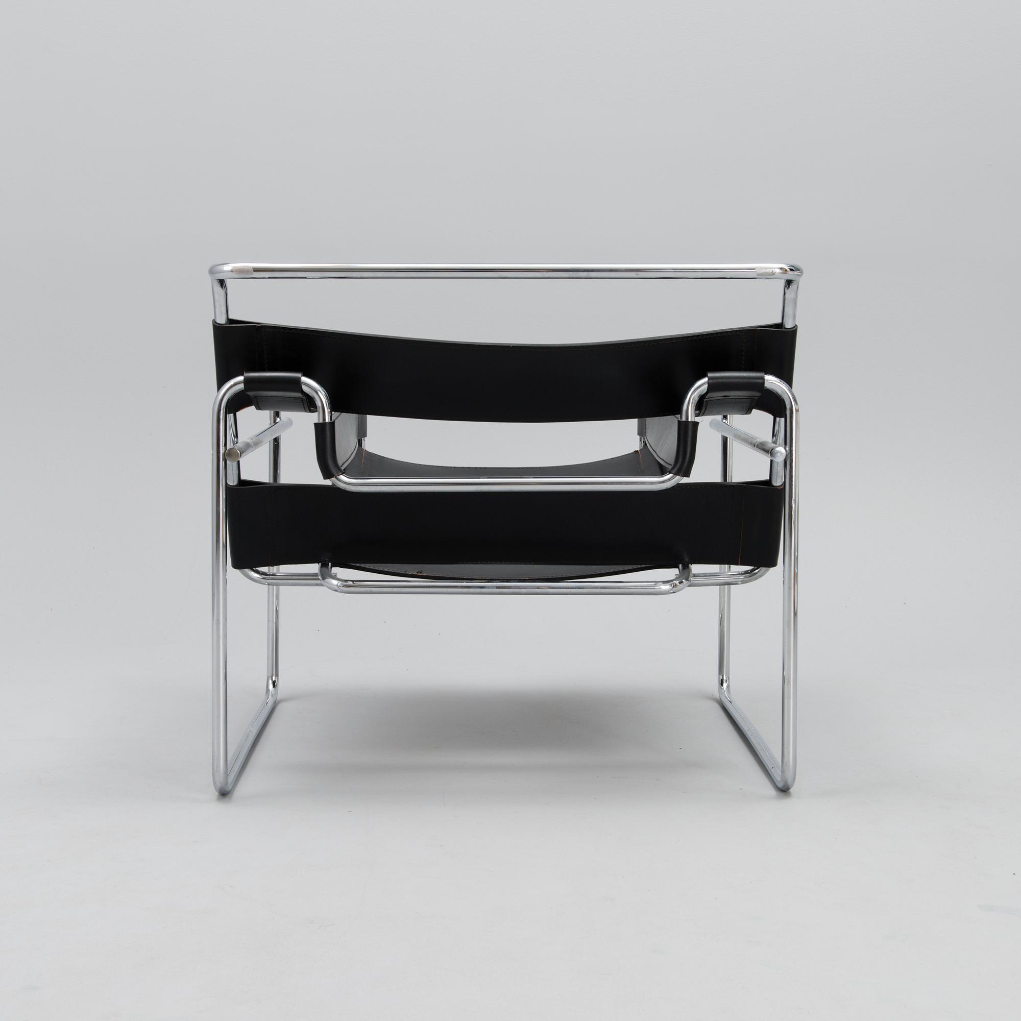 MARCEL BREUER,  fåtölj, "Wassily" 1970-tal.
