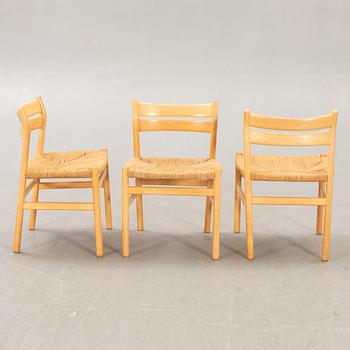 Børge Mogensen, "BM1", chairs, 6 pcs, second half of the 20th century.