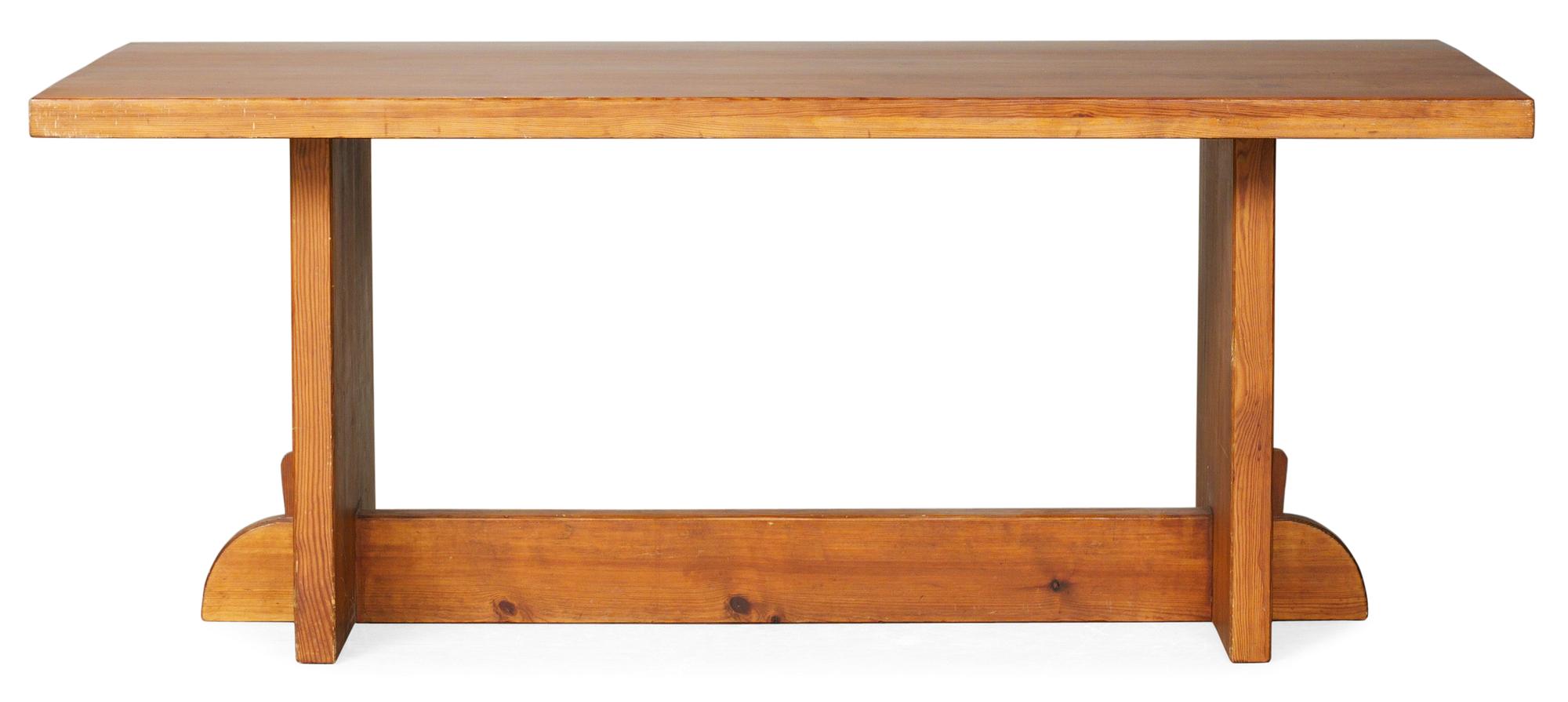 An Axel Einar Hjorth pine table "Lovö", Nordiska Kompaniet 1930's.