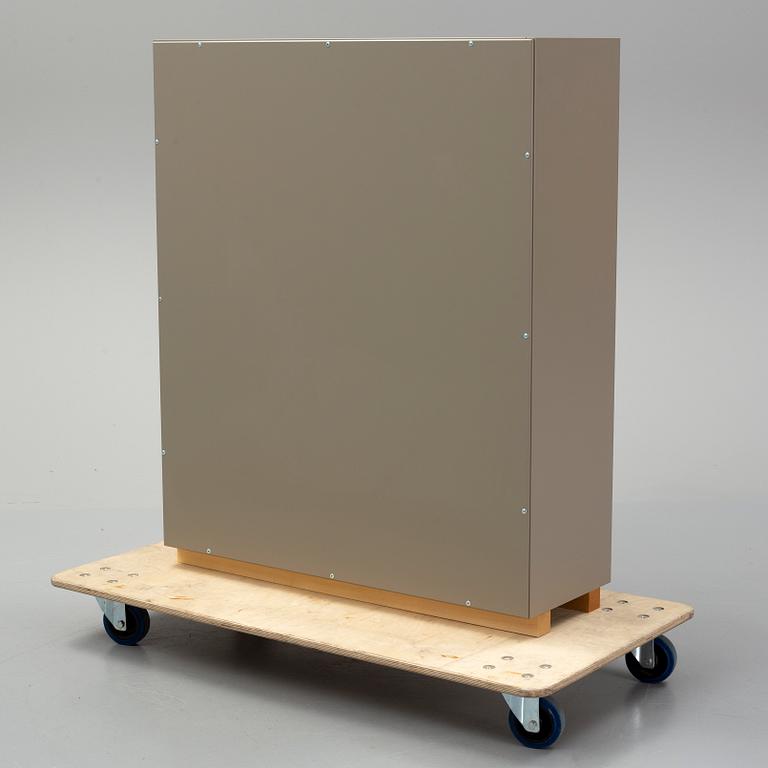 Jonas Bohlin & Thomas Sandell, a grey lacquered 'Snow' cabinet for Asplund, Sweden ca 2000.