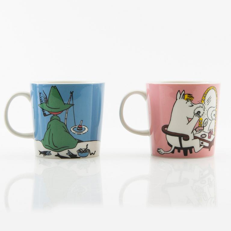 Mugs 8 pcs Moomin characters/ Moomin Arabia Finland.