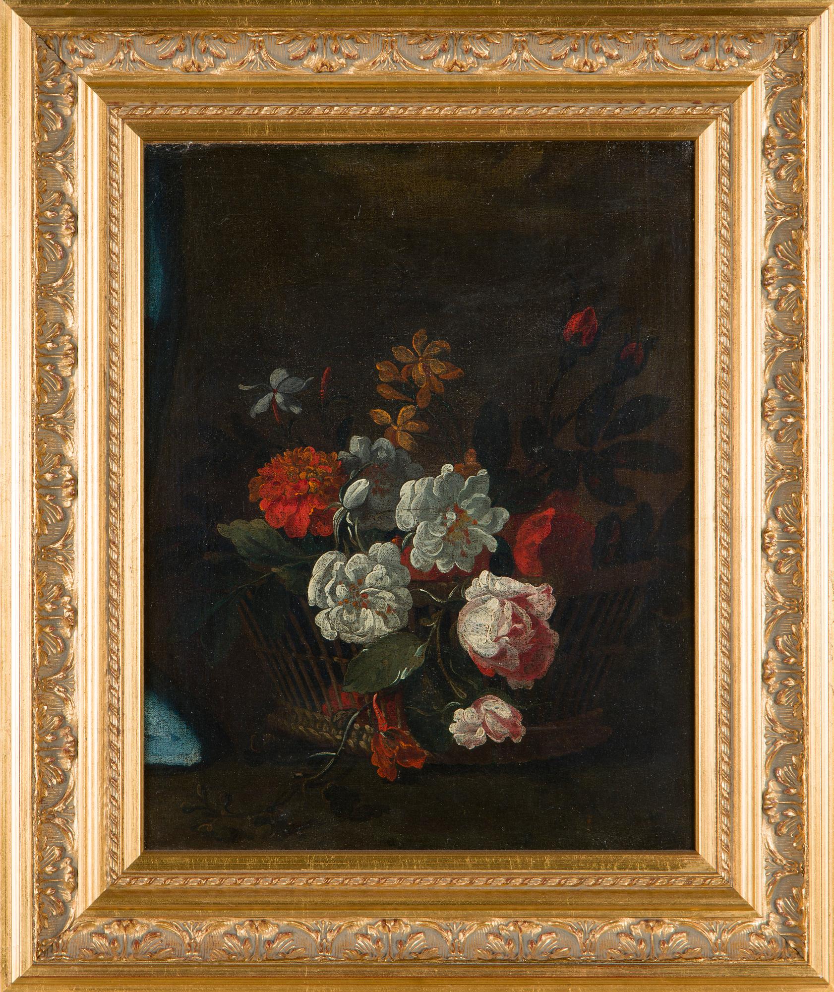 Okänd konstnär 1700-tal , Blomsterstilleben.