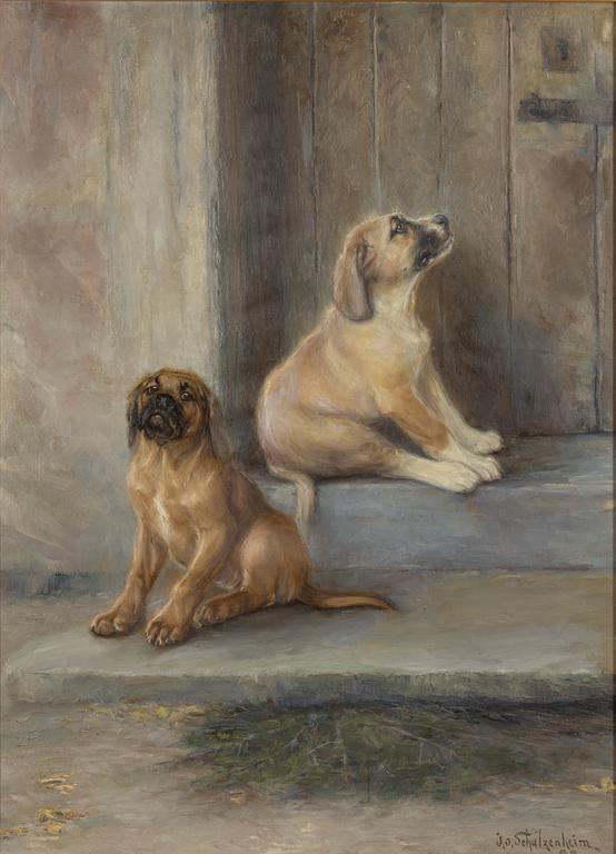 Ida von Schulzenheim, olja på duk, signerad och daterad -09.