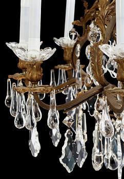 LJUSKRONA, sent 1800-tal. Höjd ca 110 cm.