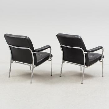 FÅTÖLJER, ett par, NKR, Tranås, 1980-tal.