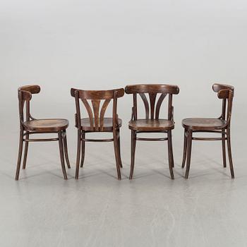 A SET OF 6 THONET STYLE CHAIRS, second half of 20th century.