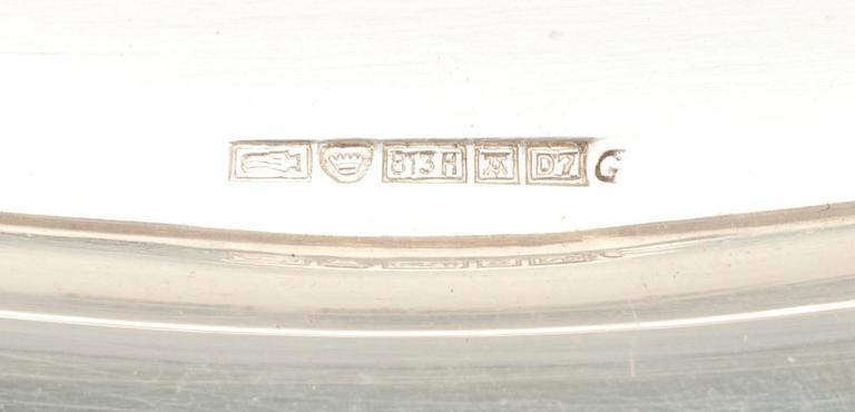 BRICKA, silver, Auran Kultaseppä Oy, Åbo 1957. Vikt 711 g.