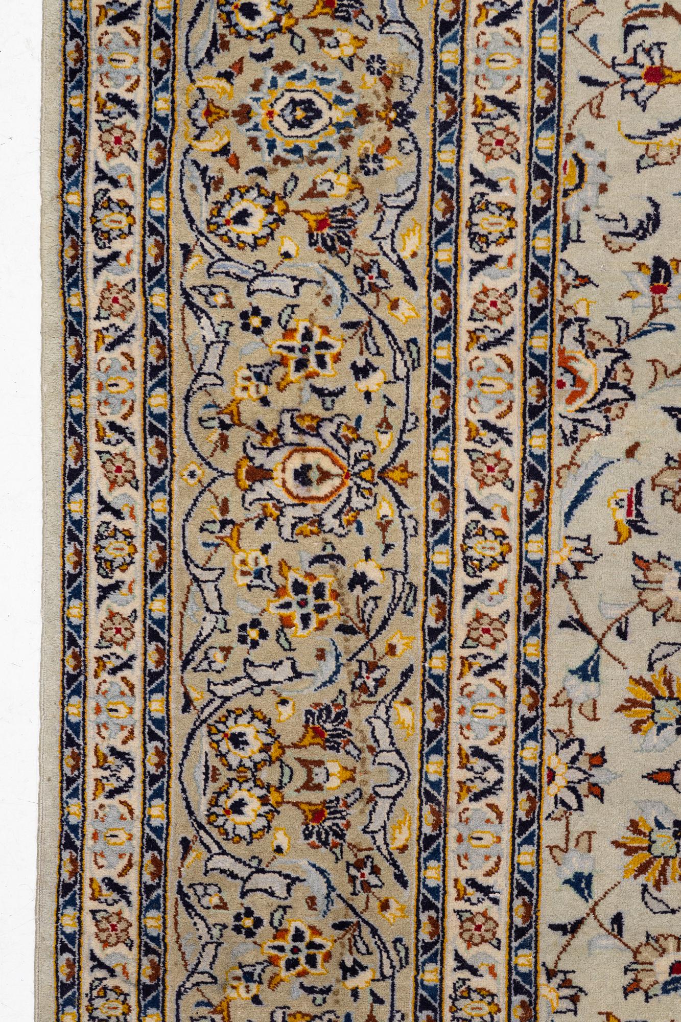 Carpet, Keshan, approx. 402 x 295 cm.