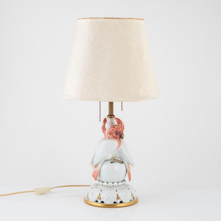 A porcelain table lamp, Rosenthal, Germany, second half of the 20th century.