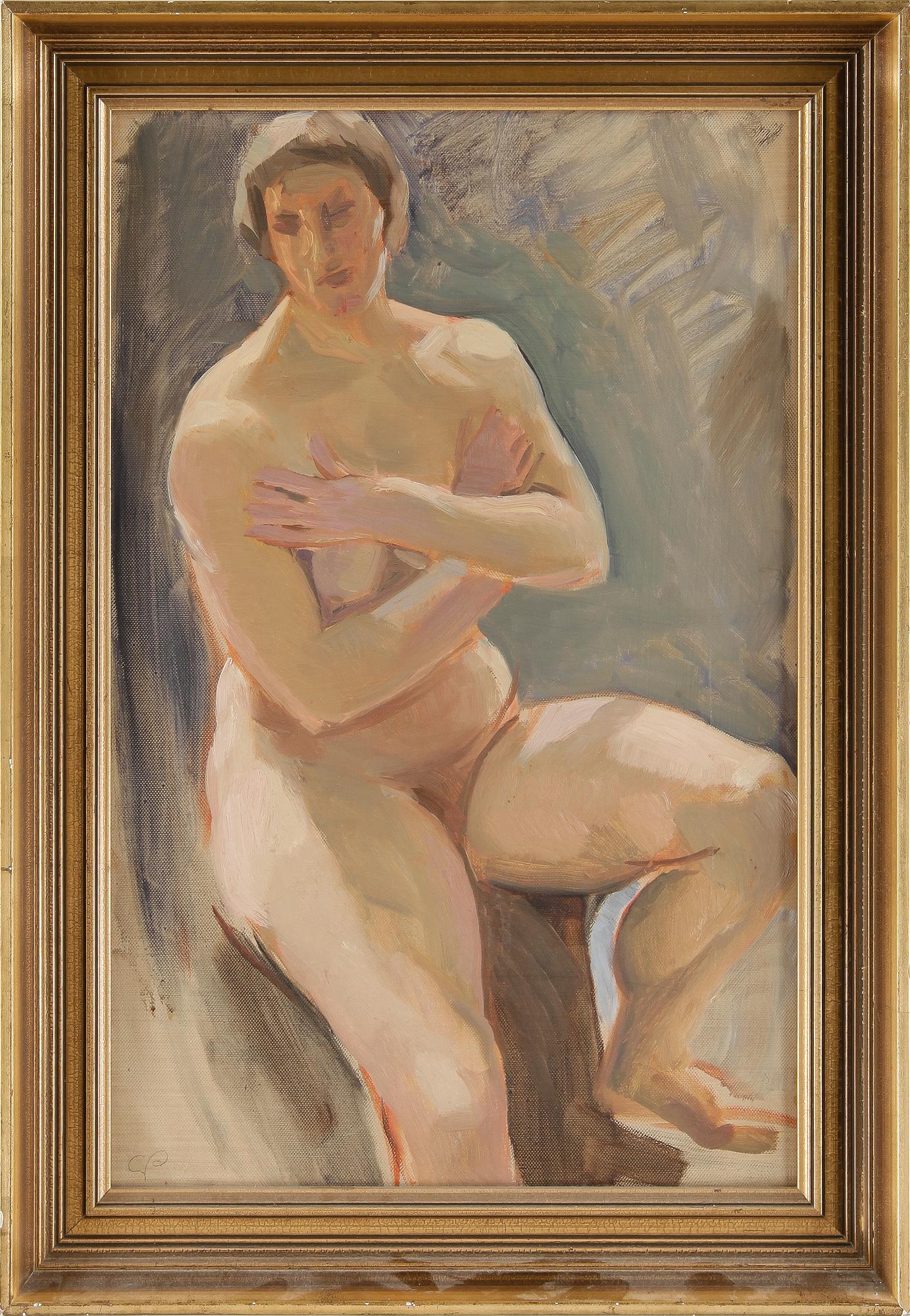 GEORG PAULI, olja på duk, monogramsignerad.