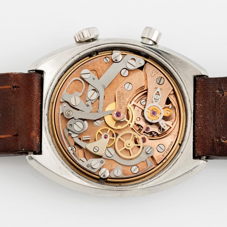 Omega, Genève, Chronostop, "Green Dial", kronograf, ca 1968.