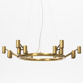 A Scandinavian Modern ceiling lamp, 1960s.