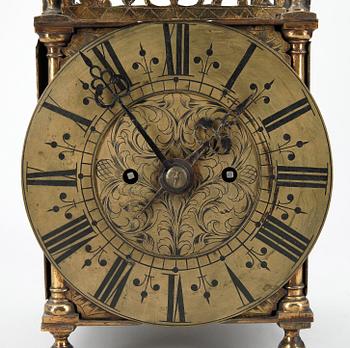 LANTERN CLOCK, England, barockstil 1800-tal.