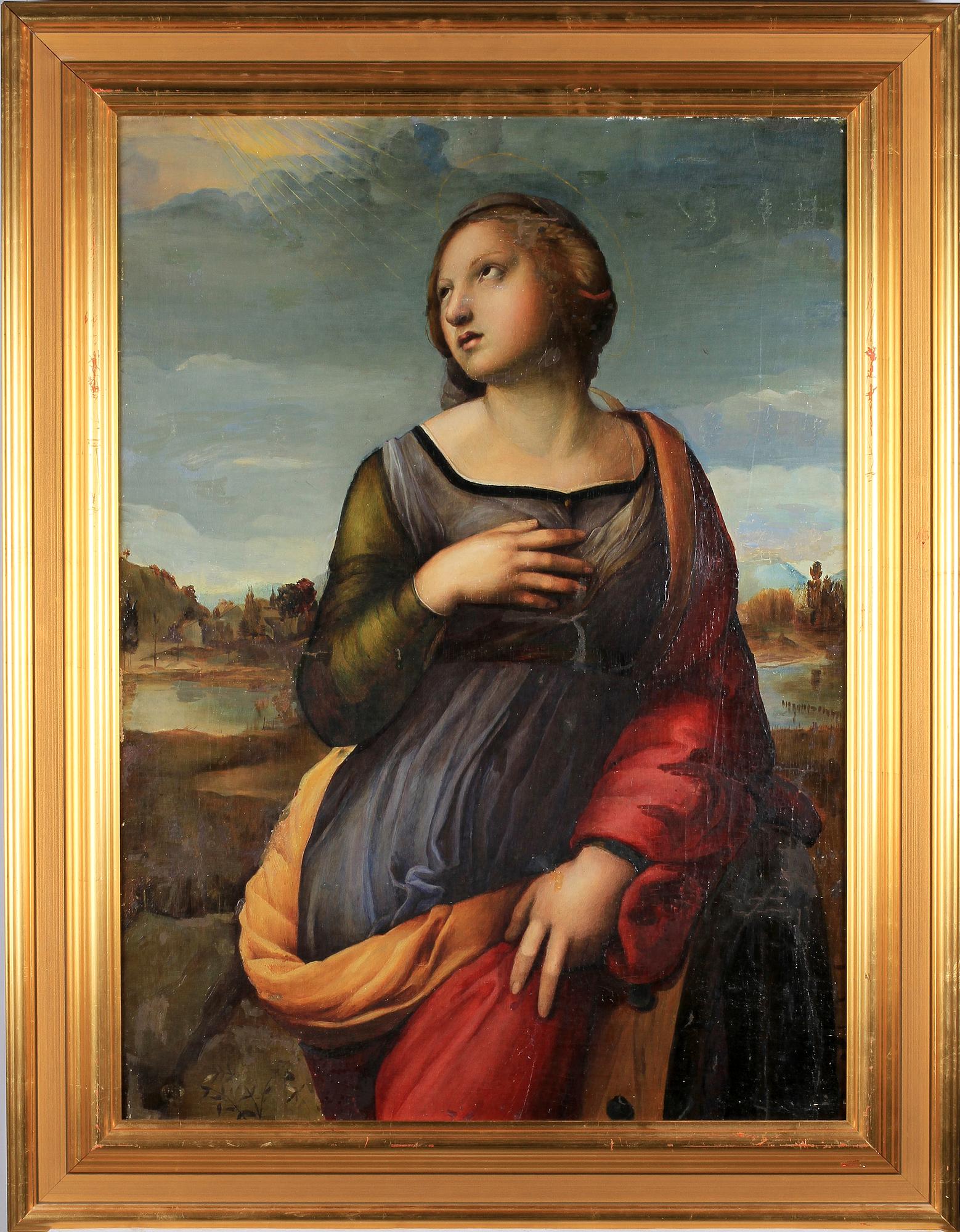 RAFAEL, efter, olja på duk, 1800-tal.